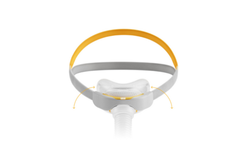 Solo Nasal Mask Fully assembled with headgear By Fisher & Paykel Healthcare - Image 4